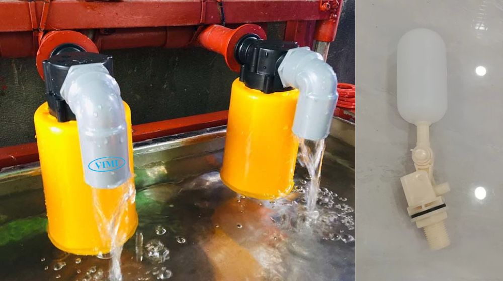 van phao thân nhựa