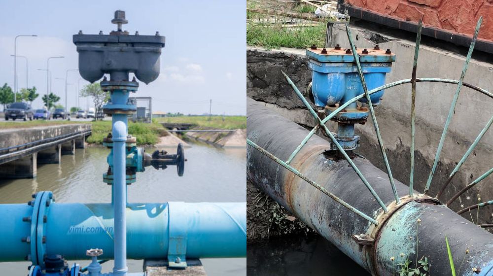 van xả khí bầu đôi