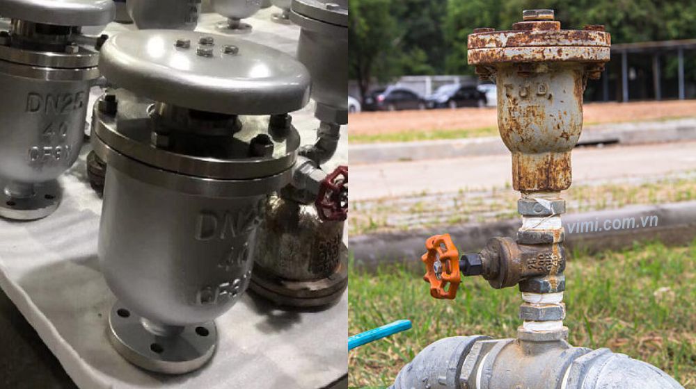 van xả khí bầu đơn