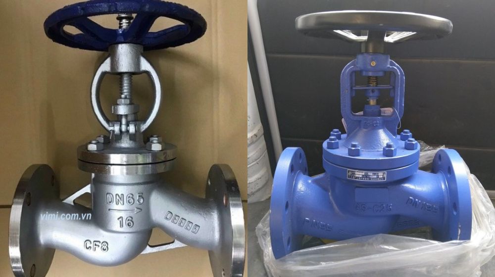 vật liệu van chữ ngã