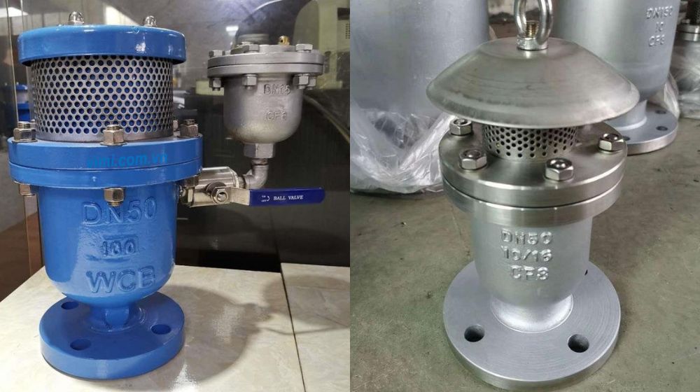 Tổng quan về van xả khí DN50 vật liệu van xả khí dn50