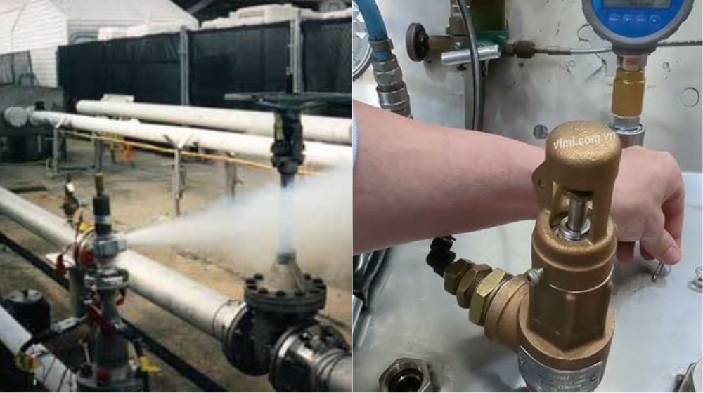 cách tính áp cài đặt van an toàn cho máy bơm nước