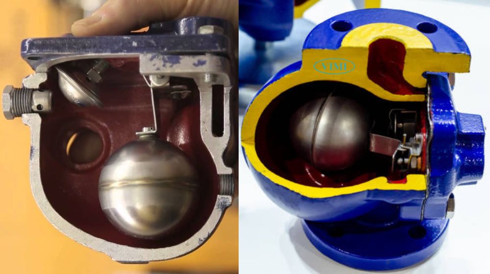 cấu tạo của float steam trap