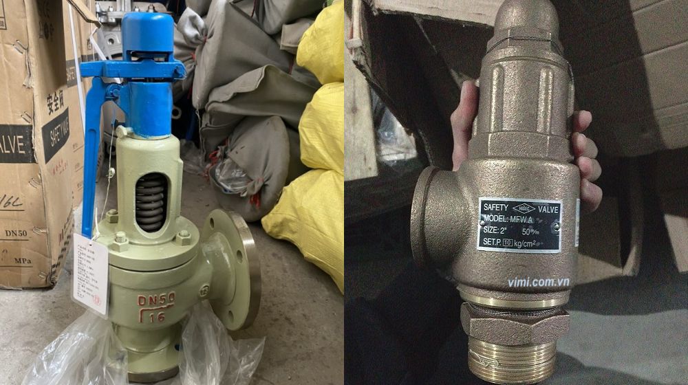 kết nối của van an toàn dn50