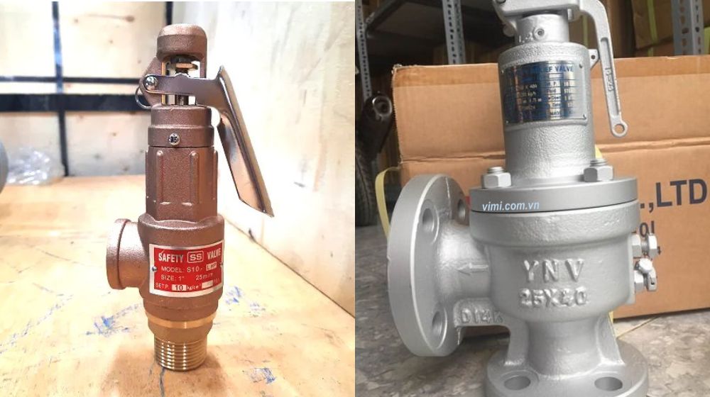 kiểu kết nối của safety valve