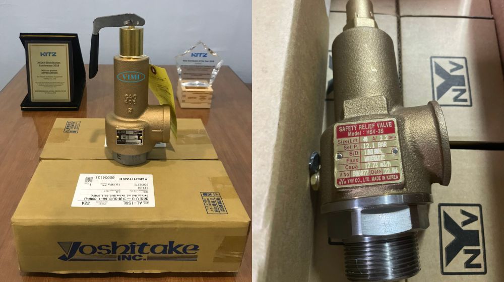 nhãn hiệu van an toàn nối ren