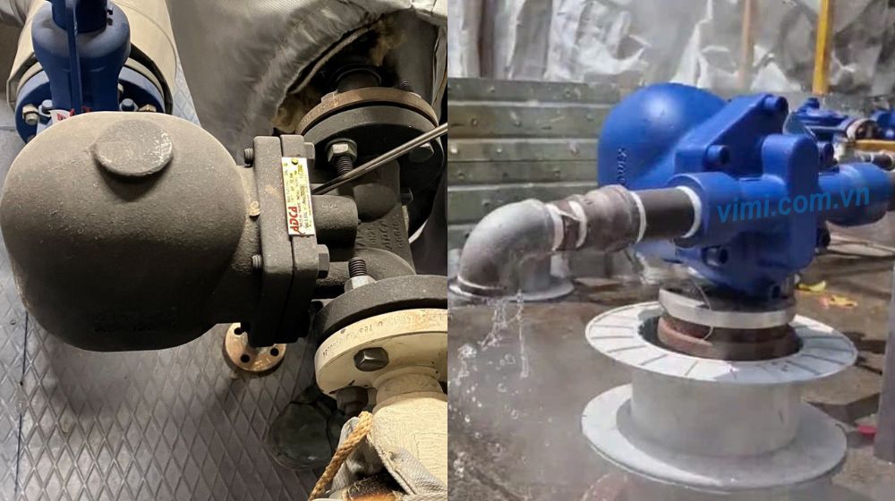 ứng dụng của float steam trap