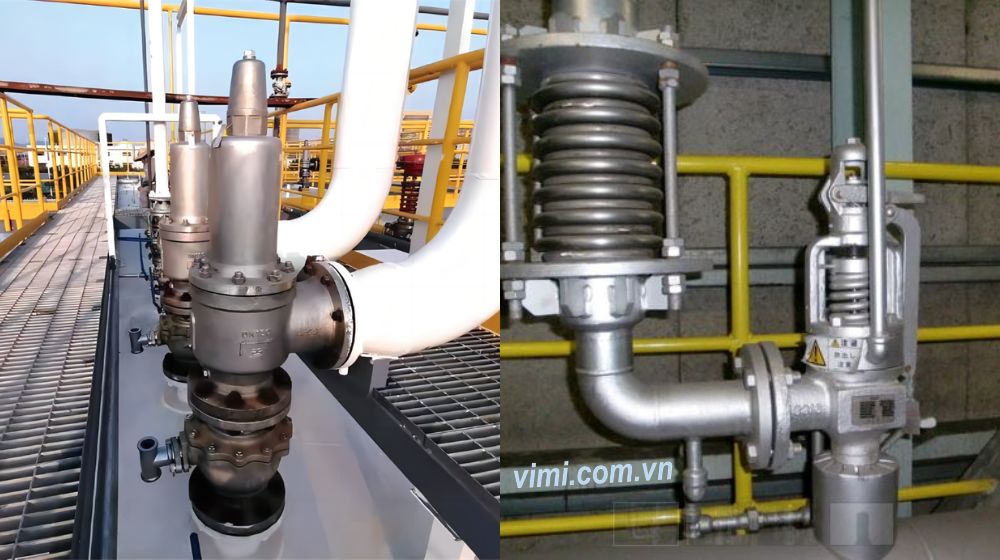 ứng dụng của van an toàn mặt bích