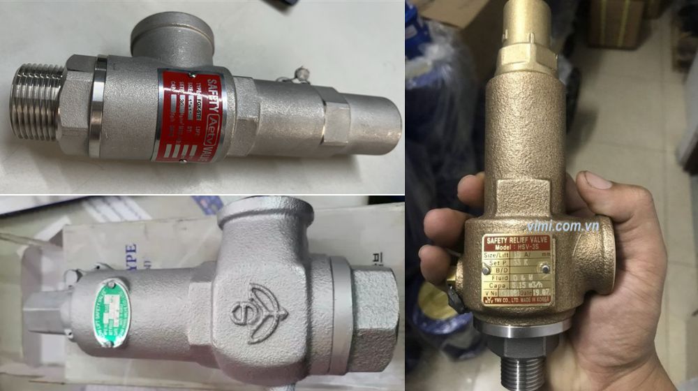 van an toàn nối ren không tay giật