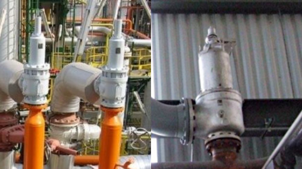 vị trí lắp đặt van an toàn không tay gạt