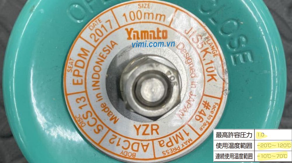 áp suất và nhiệt độ làm việc của yamato yzr
