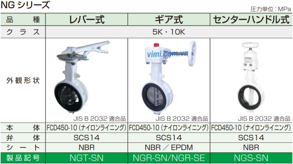 van bướm yamato g và p series