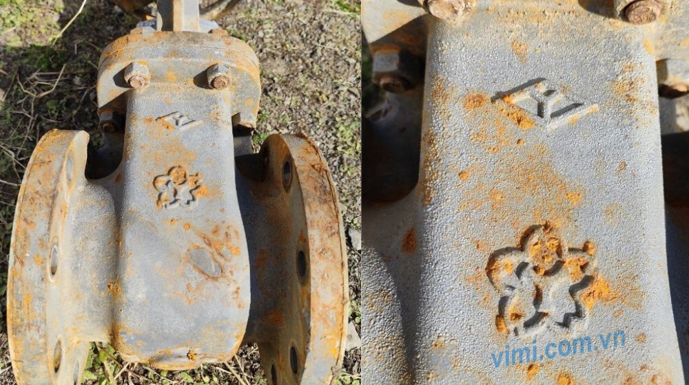 van cổng yamato vật liệu cao cấp gang