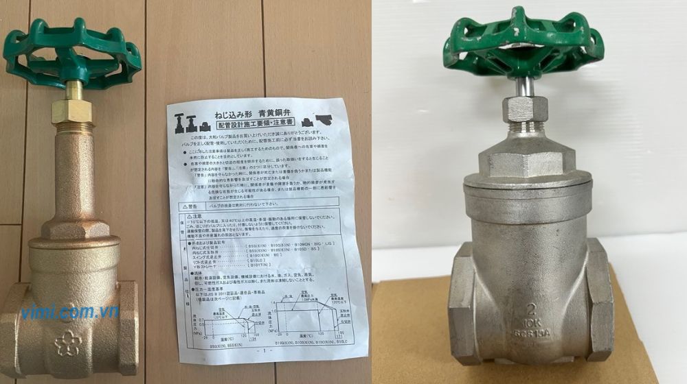 vật liệu chế tạo van cổng yamato