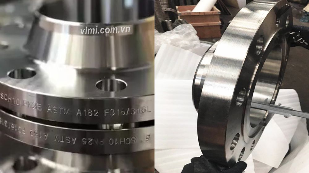 áp lực làm việc của mặt bích rỗng