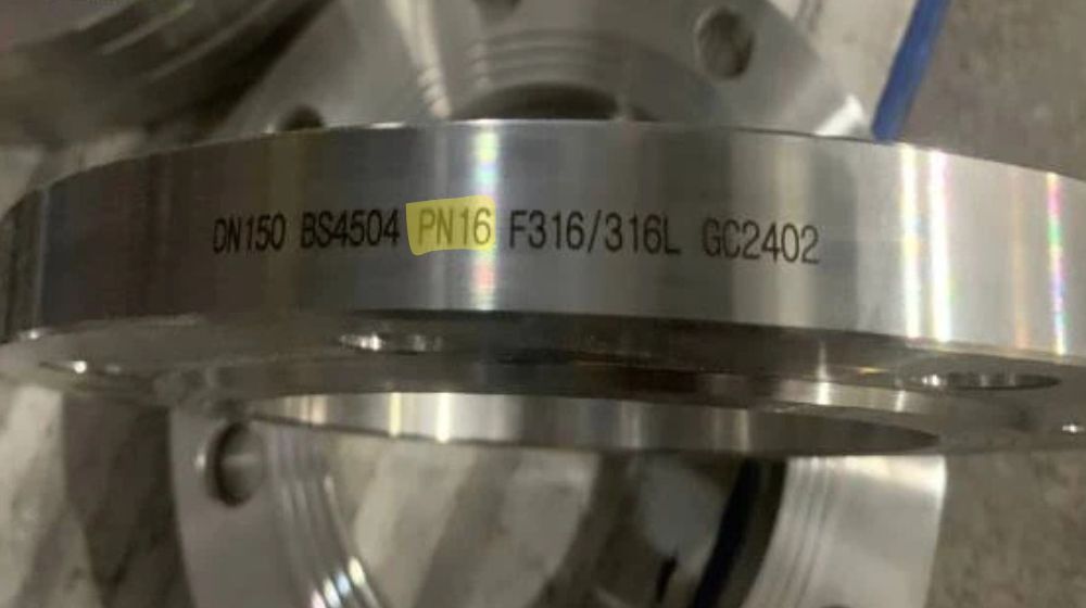 áp lực mặt bích inox bs din