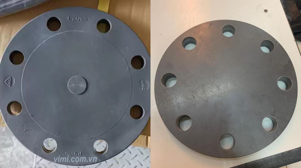 áp suất phổ biến của mặt bích mù pvc