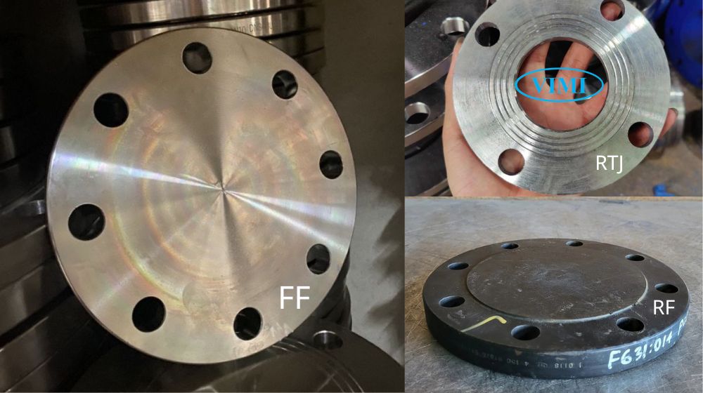 bề mặt tiếp xúc mặt bích thép