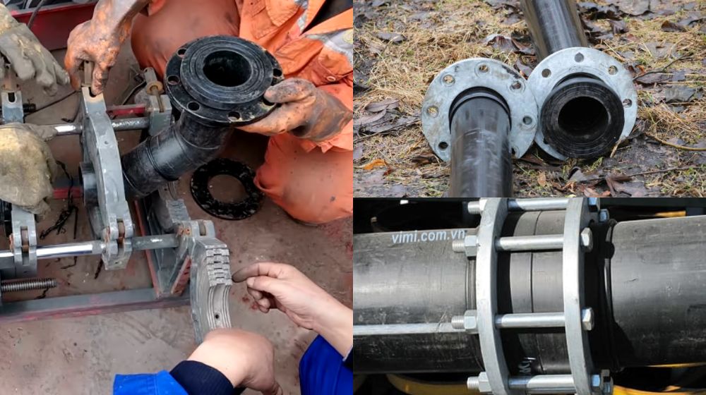 cách hàn mặt bích hdpe