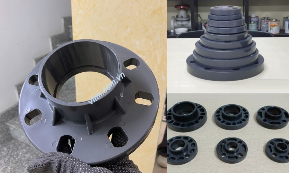 chủng loại mặt bích pvc 90