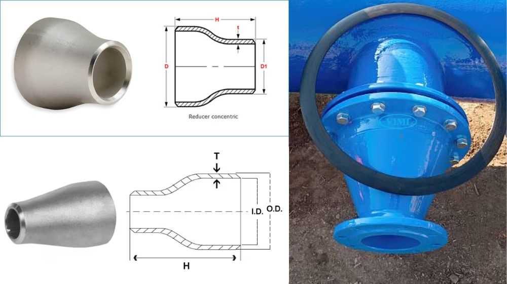 concentric pipe reducer