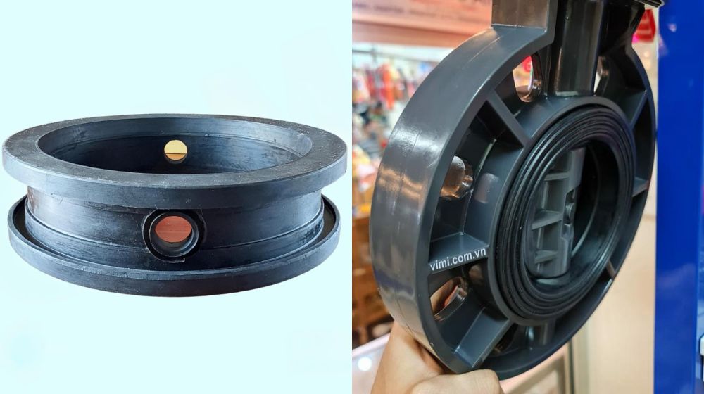 gioăng của van bướm nhựa pvc dn225