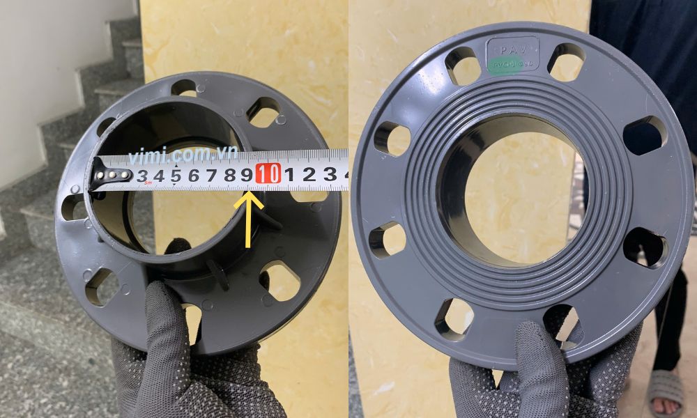 hiểu thế nào là mặt bích nhựa pvc phi 90