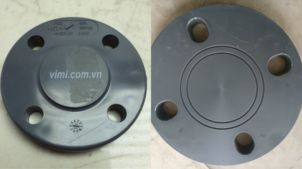 khi nào cần dùng mặt bích mù pvc