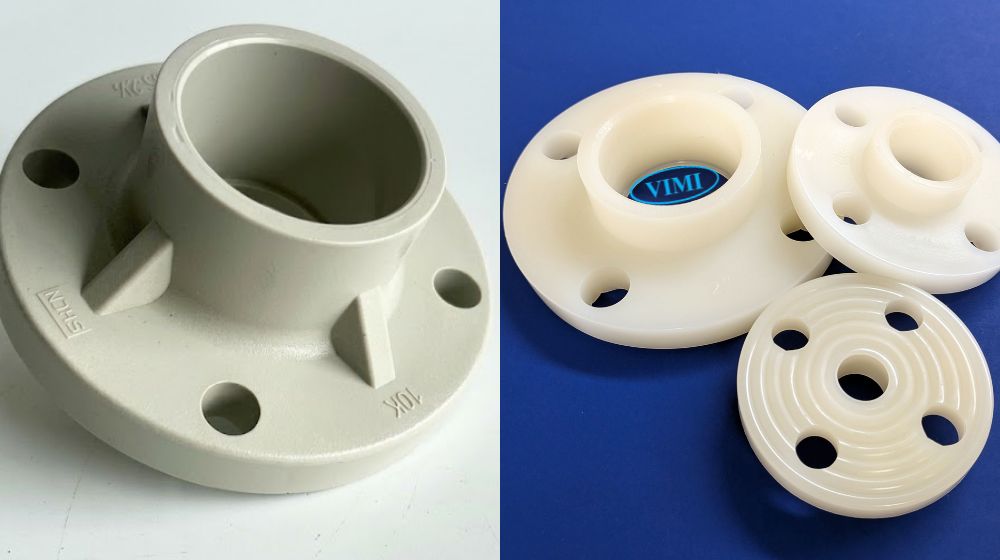 mặt bích cổ hàn nhựa