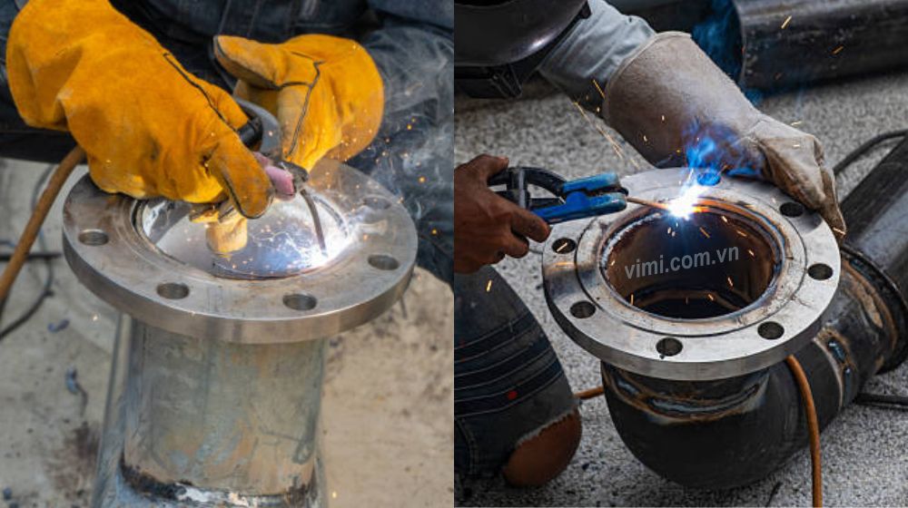 mặt bích hàn trượt