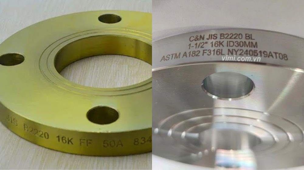 mặt bích jis 16k
