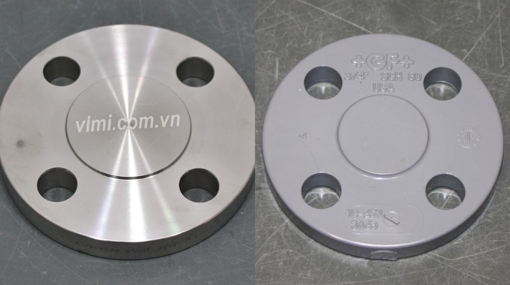 mặt bích mù dạng nâng