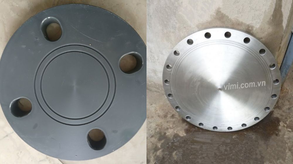 mặt bích mù khớp gioăng