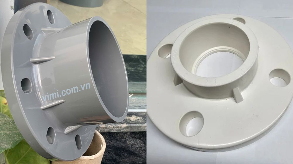 mặt bích nhựa liền