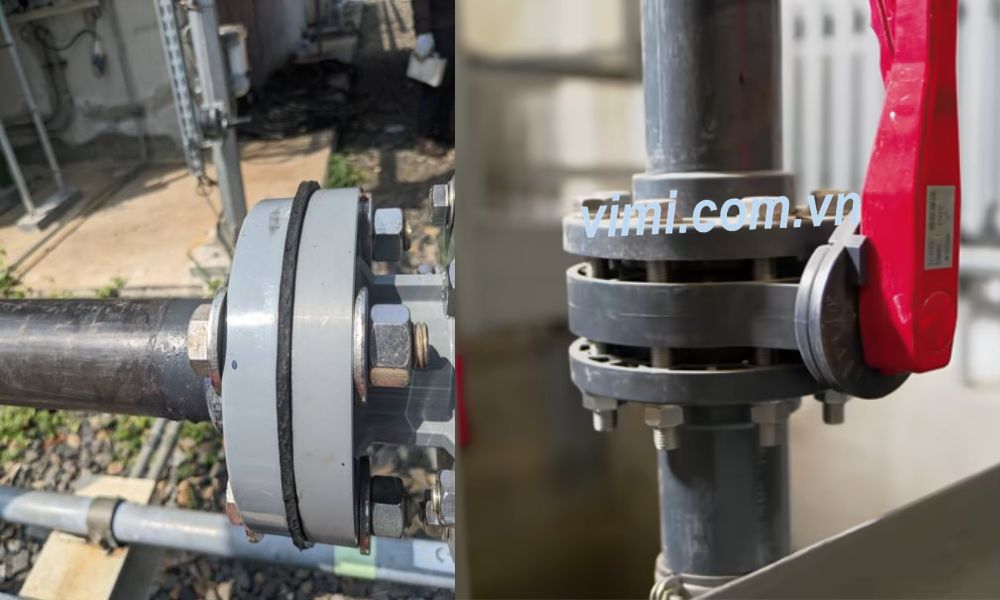 mặt bích nhựa pvc phi 90 thường được lắp đặt ở đâu