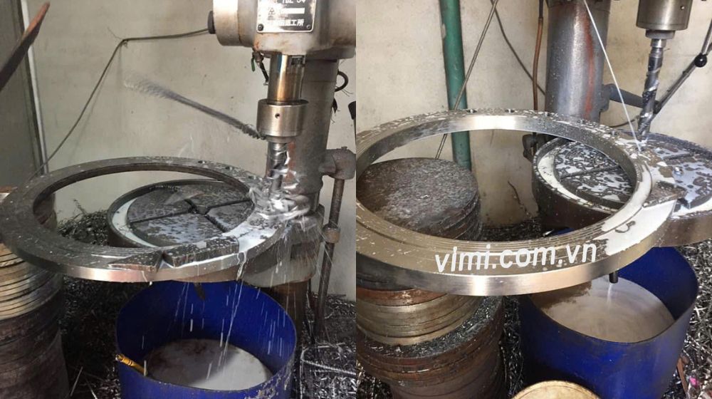 mặt bích thép gia công