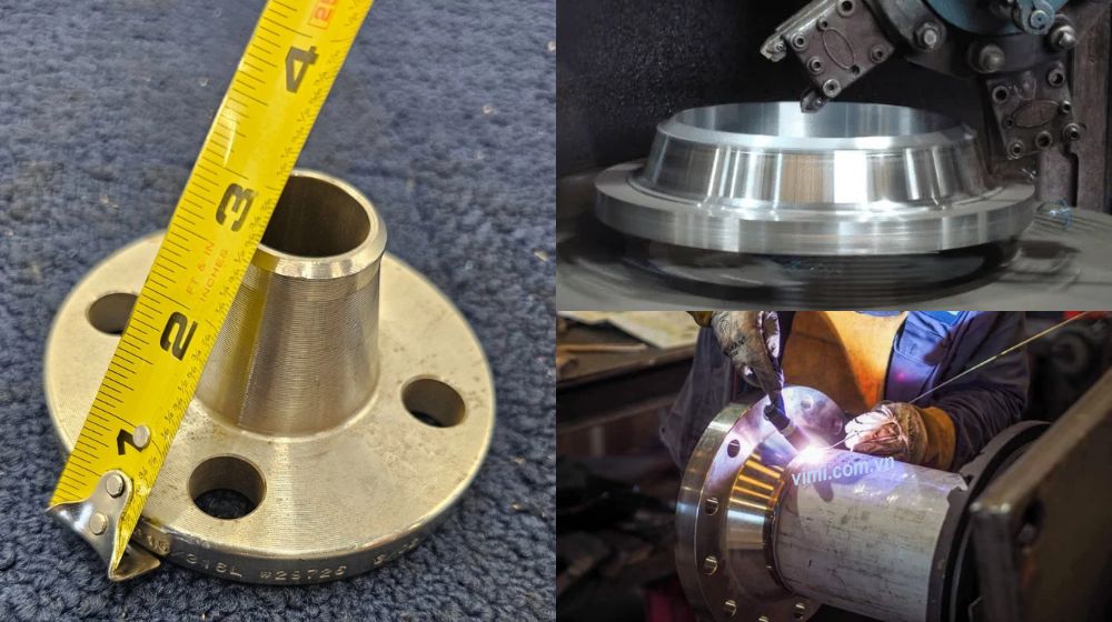 nhược điểm của neck weld flange