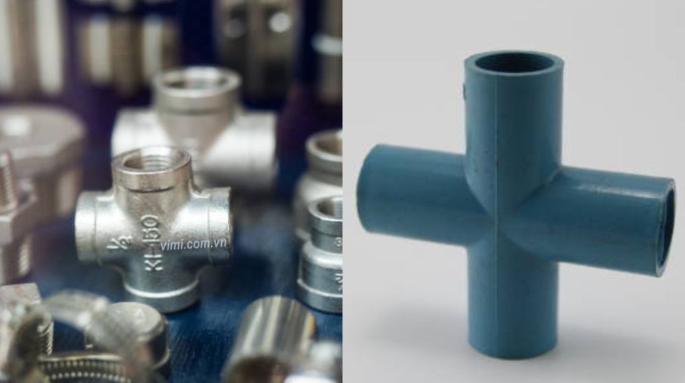 pipe fitting equal cross tee