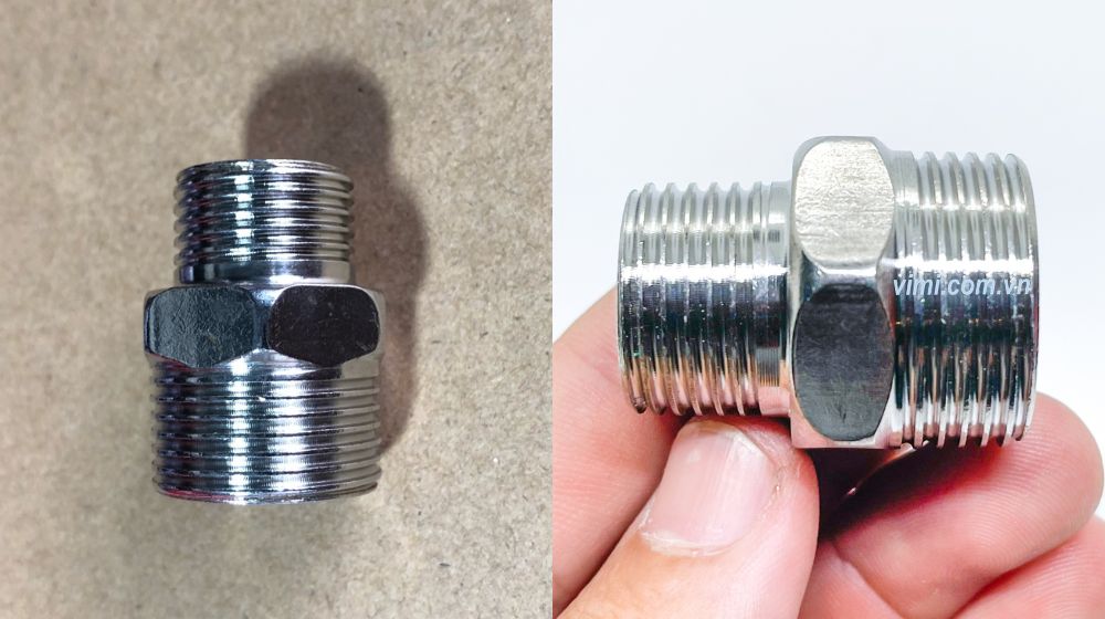 reducing stainless steel nipple