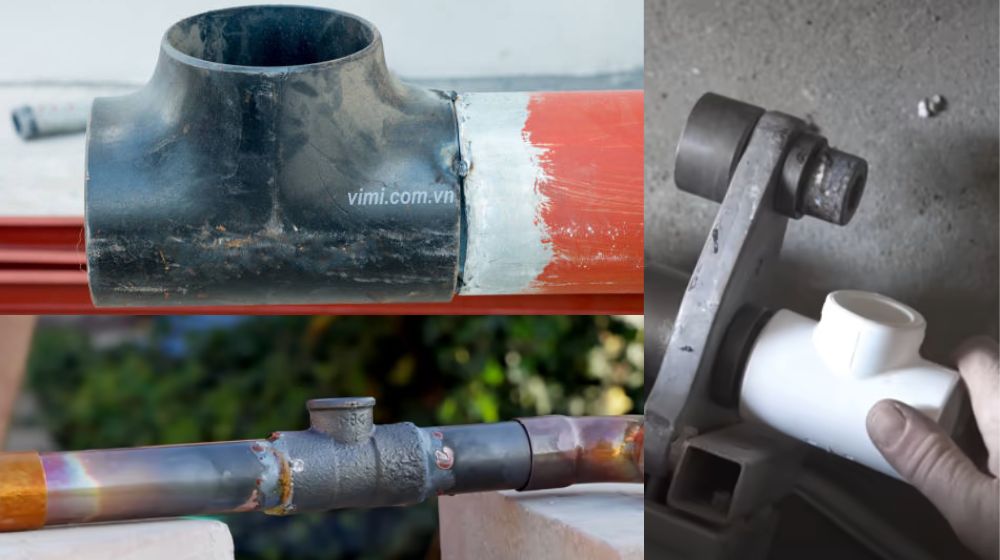 tê nối ống kết nối hàn