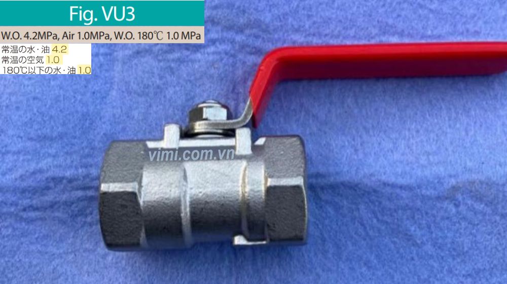 thông số làm việc của yamato vu3