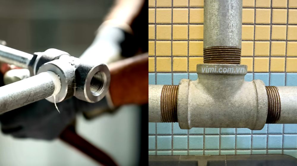 thread tee fitting type