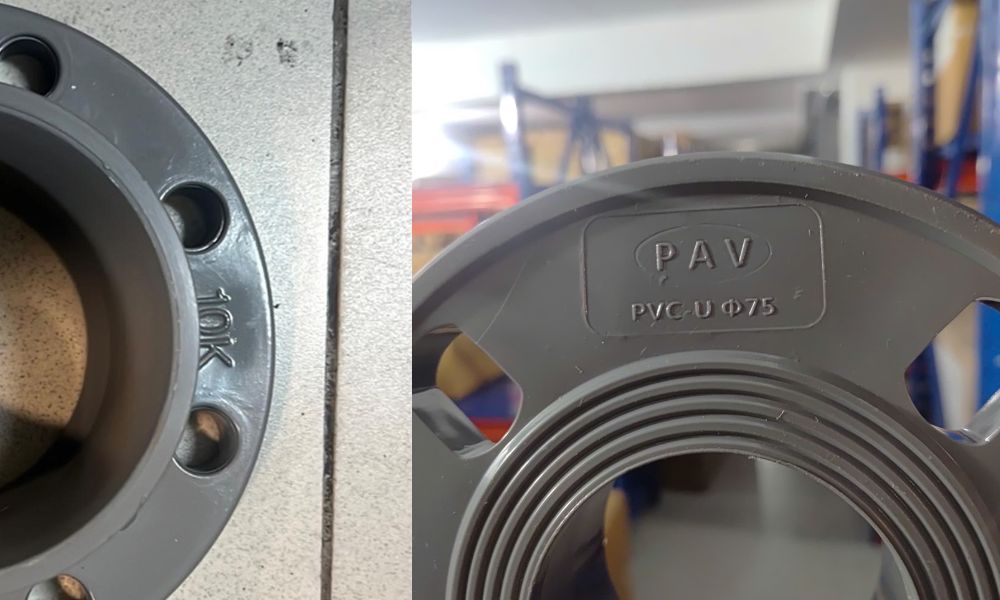 tiêu chuẩn kết nối của mặt bích pvc 75