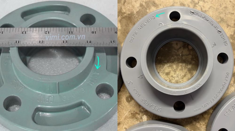 tiêu chuẩn sản xuất mặt bích cpvc