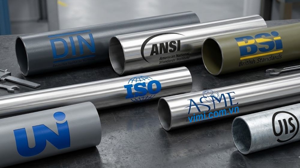 tri thức đường ống về tiêu chuẩn