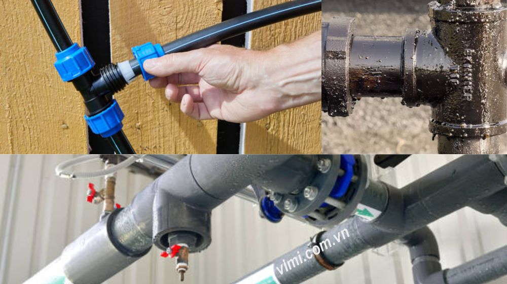 ứng dụng thực tế của tê nối ống