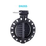 van bướm nhựa pvc dn355