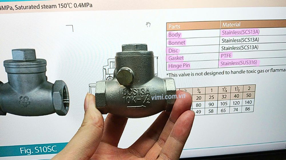 Yamato S10SC vật liệu chế tạo yamato s10sc