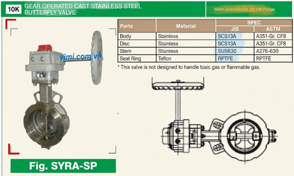 Yamato SYRA-SP vật liệu sản xuất của yamato syra-sp