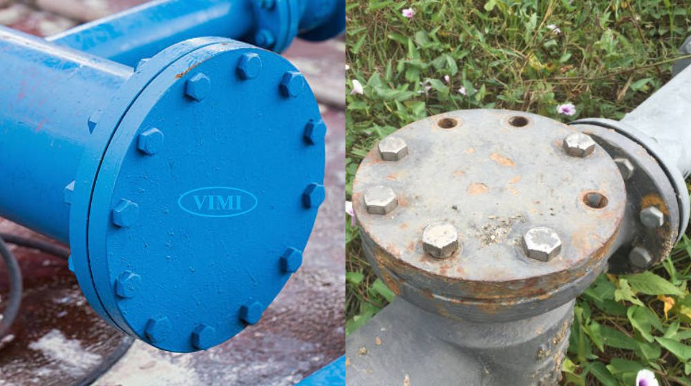 vị trí lắp đặt blind flange